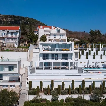 Vila Luxury Malena With Private Heated Pool And Amazing Sea View In Dubrovnik - Orasac