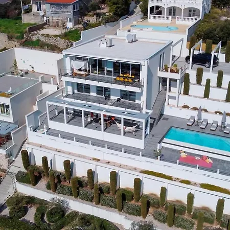 Luxury Malena With Private Heated Pool And Amazing Sea View In Dubrovnik - Orasac