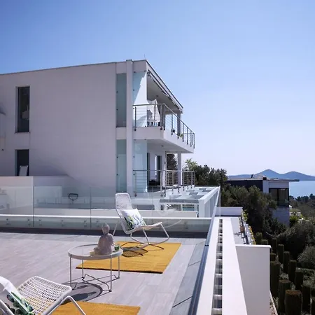 Luxury Malena With Private Heated Pool And Amazing Sea View In Dubrovnik - Orasac Vila Zaton (Dubrovnik-Neretva)