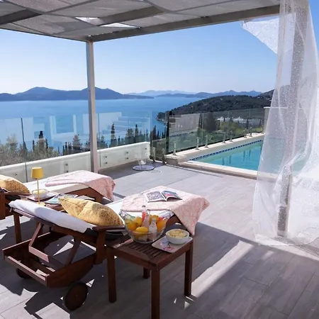 Luxury Malena With Private Heated Pool And Amazing Sea View In Dubrovnik - Orasac Vila *