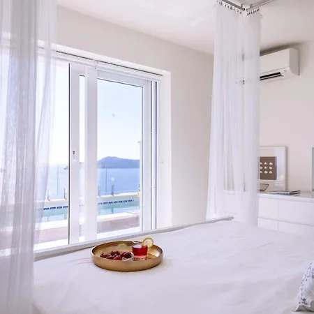 Villa Luxury Malena With Private Heated Pool And Amazing Sea View In Dubrovnik - Orasac